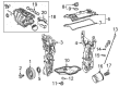 2021 Toyota Highlander Engine Cover Diagram - 12613-F0020