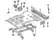 1991 Toyota Land Cruiser Floor Pan Diagram - 58311-60250