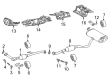 Toyota Corolla Cross Exhaust Pipe Diagram - 17430-F2190