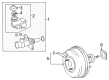 2011 Toyota RAV4 Brake Booster Diagram - 44610-0R011