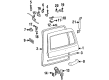 1991 Toyota Land Cruiser Tailgate Lock Diagram - 69390-60030