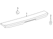 2009 Toyota Prius Spoiler Diagram - 76085-47902