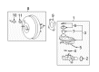 2010 Toyota Corolla Brake Master Cylinder Diagram - 47201-02593