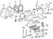 2004 Toyota Sienna Seat Cover Diagram - 79011-AE160-E0