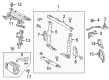 Toyota Radiator Support Diagram - 53205-42110