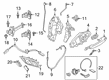 2020 Toyota GR Supra Rear Door Striker Diagram - 69410-WAA01