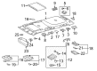 2017 Toyota Sequoia Sunroof Cable Diagram - 63205-AE020