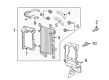 Toyota Land Cruiser Oil Cooler Hose Diagram - 32943-60790