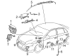 2007 Toyota Avalon Air Bag Diagram - 73960-07061