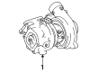 Toyota Turbocharger Diagram - 17201-74040