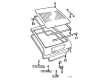 1987 Toyota Corolla Lift Support Diagram - 68950-19415