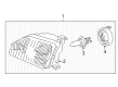 2002 Toyota Tundra Headlight Diagram - 81110-0C010