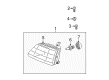 2002 Toyota Sequoia Fog Light Bulb Diagram - 90080-81095