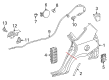 2015 Toyota Prius V Fuel Door Release Cable Diagram - 77035-47081