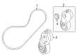 2014 Scion tC Drive Belt Diagram - 90916-02668