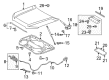 2014 Toyota 4Runner Lift Support Diagram - 53440-0W230