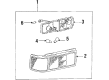 1986 Toyota Celica Light Socket Diagram - 81555-20700