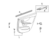 2011 Toyota Corolla Weather Strip Diagram - 68173-02160