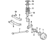 1985 Toyota Tercel Backing Plate Diagram - 47044-16040