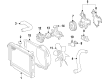 2017 Toyota Land Cruiser Radiator Hose Diagram - 16571-38080