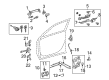 2013 Toyota Highlander Door Handle Diagram - 69210-30310-P2
