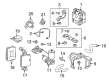 Toyota Highlander Brake Booster Vacuum Hose Diagram - 44571-48090