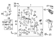 2002 Toyota Land Cruiser Center Console Latch Diagram - 58908-32050