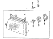 1996 Toyota T100 Headlight Diagram - 81150-34010