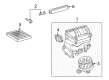 2015 Toyota Prius Blower Motor Diagram - 87103-47041