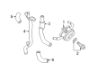 2003 Toyota Sequoia Oil Cooler Hose Diagram - 15777-50060