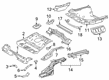 2019 Toyota Avalon Floor Pan Diagram - 58301-06904