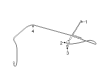 2007 Toyota Corolla Antenna Mast Diagram - 86309-02050