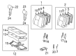 2002 Toyota Tacoma Cup Holder Diagram - 66990-04010-E0