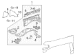 2014 Toyota FJ Cruiser Radiator Support Diagram - 53257-35030