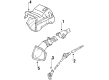 1985 Toyota Corolla Steering Column Cover Diagram - 45025-12160