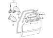 1990 Toyota 4Runner Weather Strip Diagram - 67861-35010