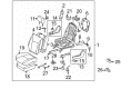 2005 Toyota Sienna Armrest Diagram - 72820-AE070-B1