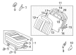 2000 Toyota 4Runner Seat Cushion Diagram - 71460-35590-B3