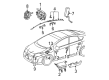 Toyota Prius Plug-In Air Bag Diagram - 62180-47050