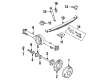 1990 Toyota Pickup Backing Plate Diagram - 47044-35120