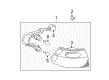 Toyota Sienna Back Up Light Diagram - 81550-08020