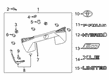 2019 Toyota Prius AWD-e Emblem Diagram - 75444-47080