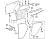 2023 Toyota GR Corolla Weather Strip Diagram - 67871-12590