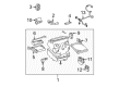 2009 Toyota Matrix A/C Expansion Valve Diagram - 88515-02200