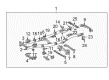 Toyota Rear Crossmember Diagram - 51290-60010