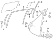 Toyota Prius AWD-e Window Run Diagram - 68142-47060