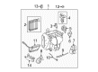 2007 Scion tC Blend Door Actuator Diagram - 87106-12131