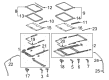 2016 Toyota Sienna Weather Strip Diagram - 63251-08020