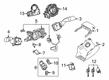 2022 Toyota Camry Steering Column Cover Diagram - 45287-06410-C0