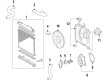 Scion Fan Shroud Diagram - 16711-37050